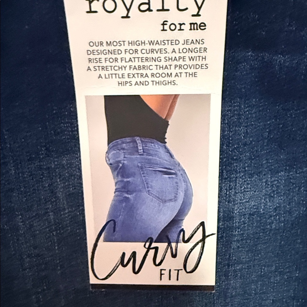 Royalty For Me Dark Blue Denim Shorts - Picture 3 of 5